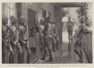Champagne Luncheon given by the Officer commanding at Modder River to General and Mrs Cronje before their Departure for Cape Town by Richard Caton Woodville junior